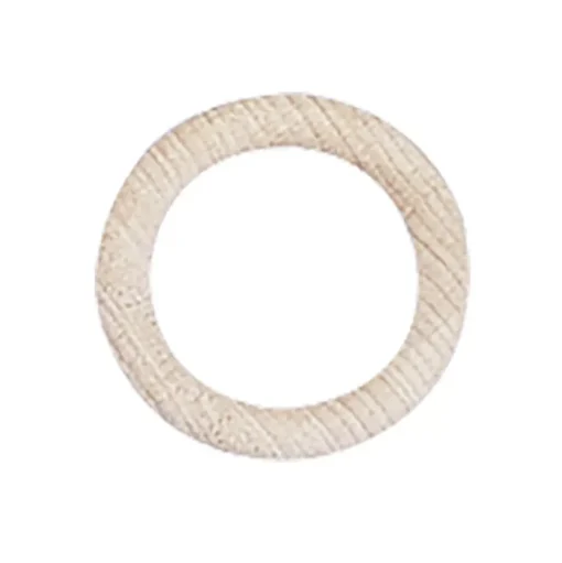 Set 4 Anillos de Madera Rayher 5,5cm