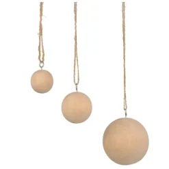 Set 3 Bolas de Navidad Artemio 3cm
