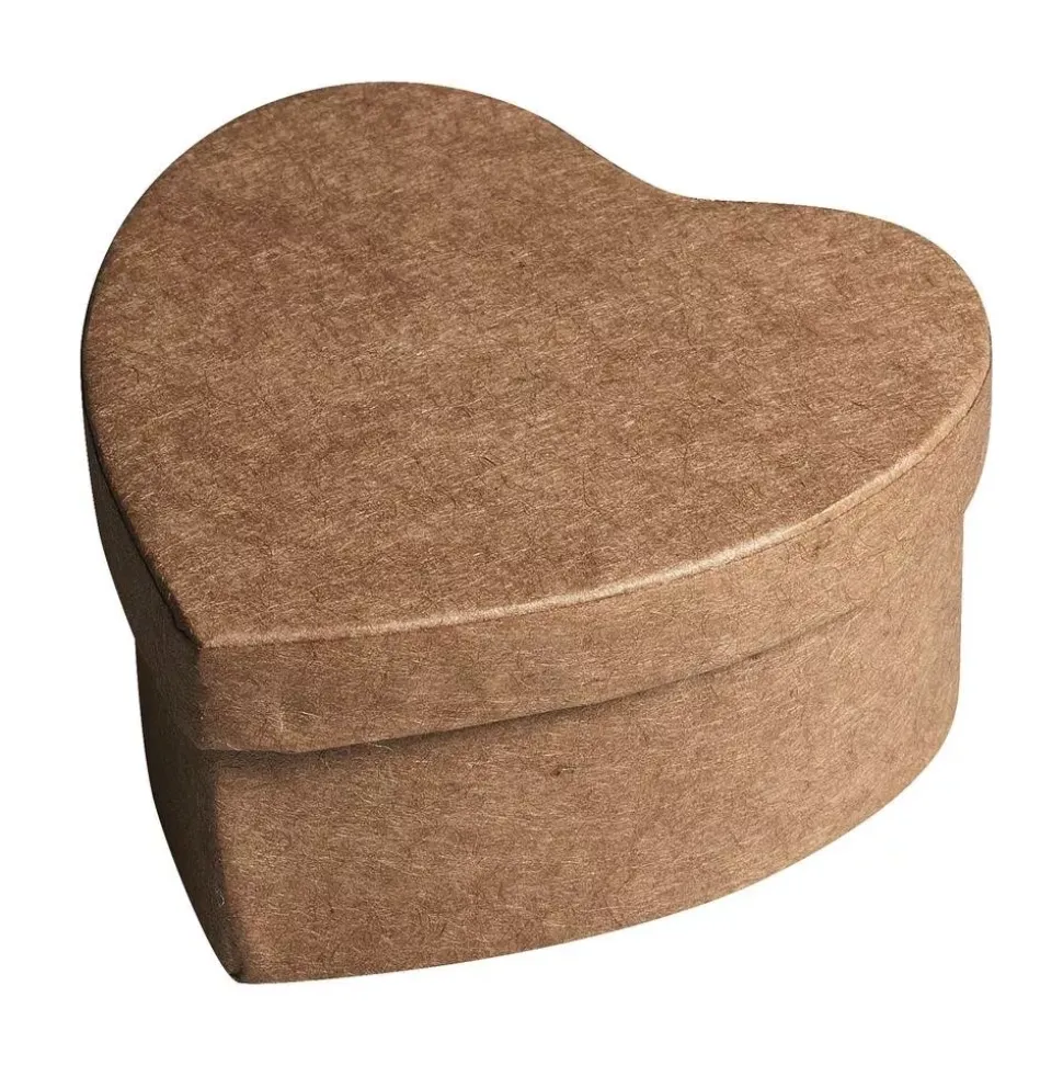 Set 4 Cajas Pequeñas Corazón de Papel Maché Rayher