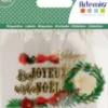 Set 8 Etiquetas en Acetato Merry Christmas Artemio