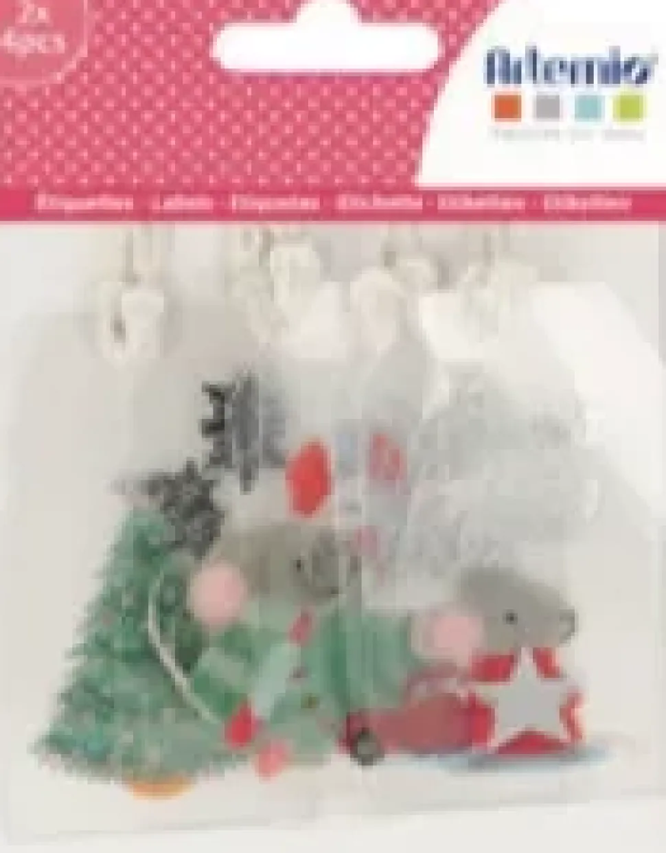 Set 8 Etiquetas en Acetato Once upon a time Artemio