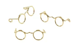 Set 10 Gafas Novelty Dorado Creativ Company 25mm