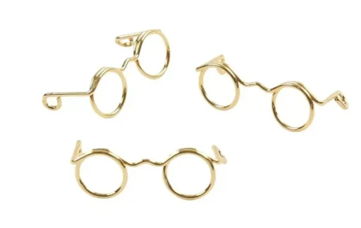 Set 10 Gafas Novelty Dorado Creativ Company 25mm