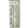 Set 4 hojas de tela Fabric Alterego Stamperia 30x30cm