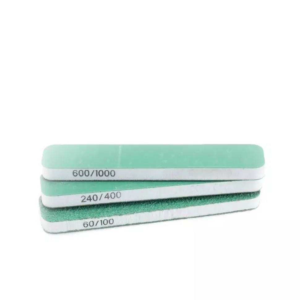 Set 3 lijas flexibles de doble grano #1 Vallejo 6mm