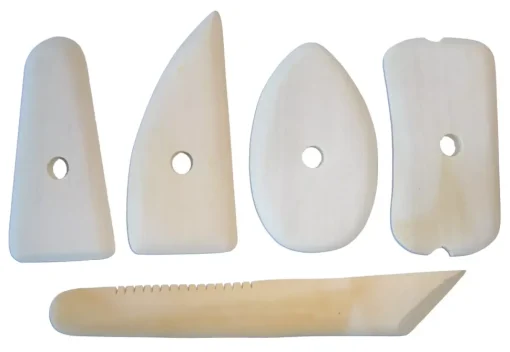 Set 5 medias lunas de madera Phoenix
