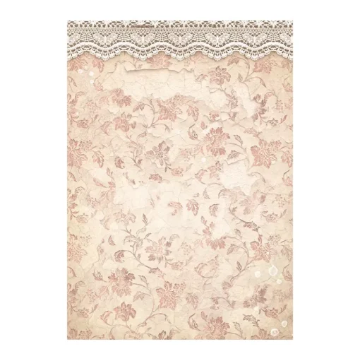 Set 8 Papeles de Arroz Backgrounds Romance Forever Stamperia 10x15cm