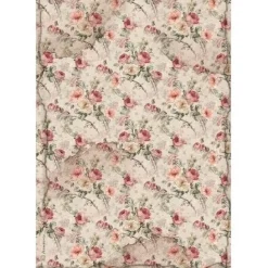 Set 6 papeles de arroz House of Roses Stamperia 21x30cm
