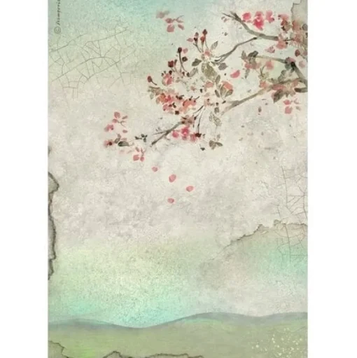 Set 6 papeles de arroz House of Roses Stamperia 21x30cm