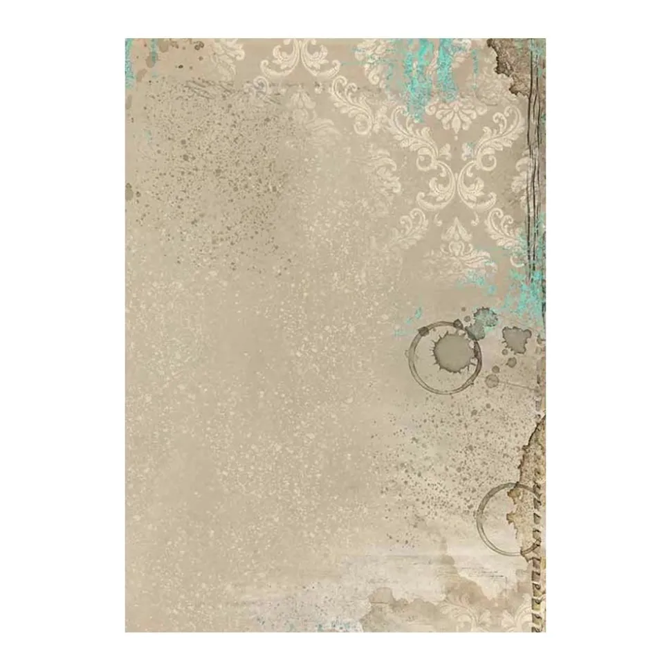 Set 8 papeles de arroz Music Stamperia 10x15cm