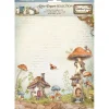 Set 6 papeles de arroz Romantic Hidden Grove Stamperia 21x30cm