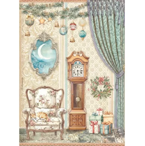 Set 6 papeles de arroz The Nutcracker Stamperia 21x30cm