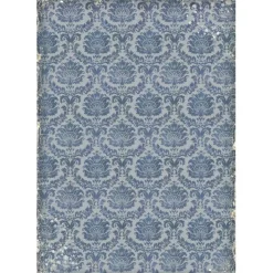 Set 6 papeles de arroz Vintage Library Stamperia 21x29cm