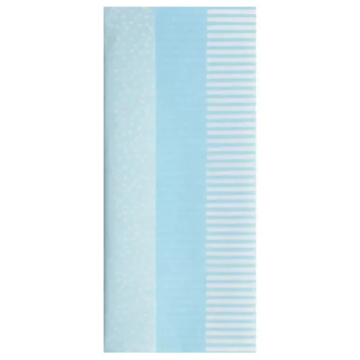 Set 6 Papeles de Seda Surtido Azul Bebé Clairefontaine 50x70cm