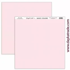Set 5 papeles PL-040 efecto textura tela Rosa Pastel Dayka 30x30cm