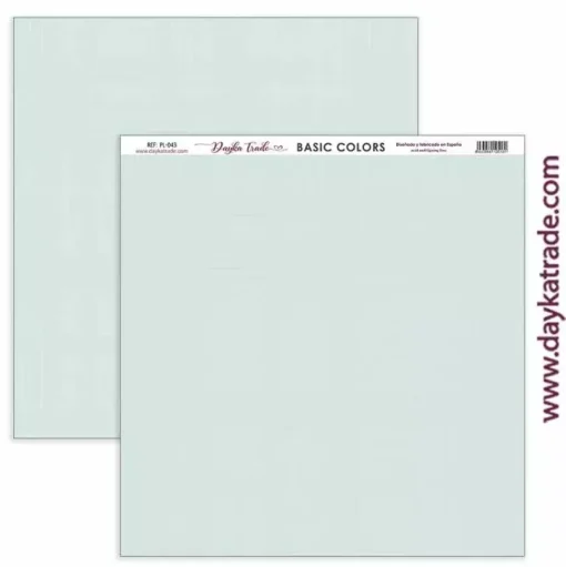 Set 5 papeles PL-043 efecto textura tela Verde Pastel Dayka 30x30cm