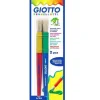 Set 2 pinceles escolares gruesos Giotto