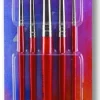 Set 5 Pinceles Redondos Pelo Natural Jovi