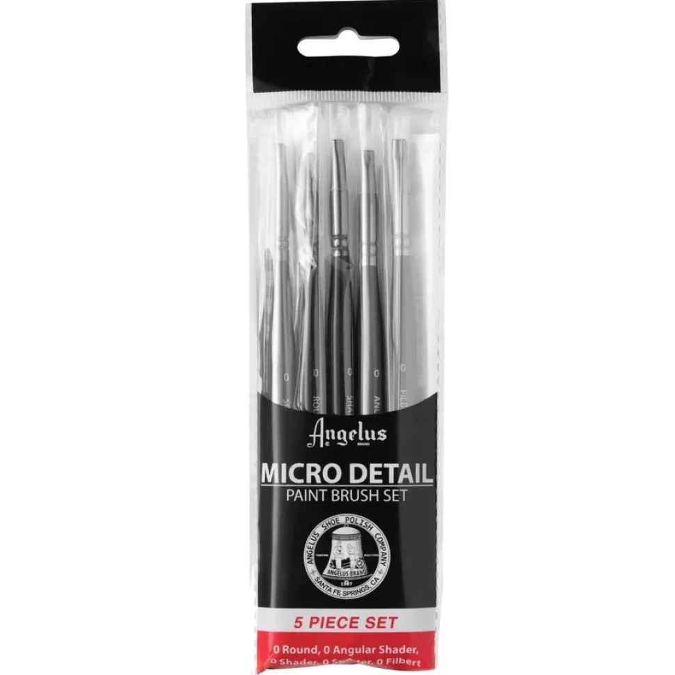 Set 5 pinceles surtidos Micro Detail Angelus
