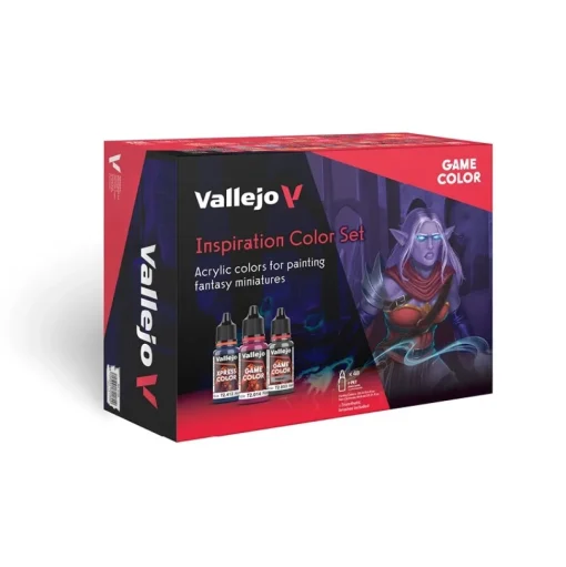 Set 48 pinturas modelismo Inspiration Color Game Color Vallejo 18ml