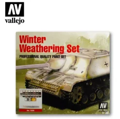 Set 8 pinturas para modelismo FX 220 Winter Game Color Effects Vallejo 17ml