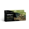 Set 8 pinturas para modelismo 188 Soviet WWII Camo Colors AFV Vallejo 17ml