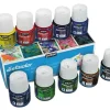Set 10 pinturas para textiles claros Setacolor Pebeo 45ml