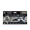 Set 8 pinturas USAF colors post WWII to present Aggressor Squadron II Vallejo 17ml