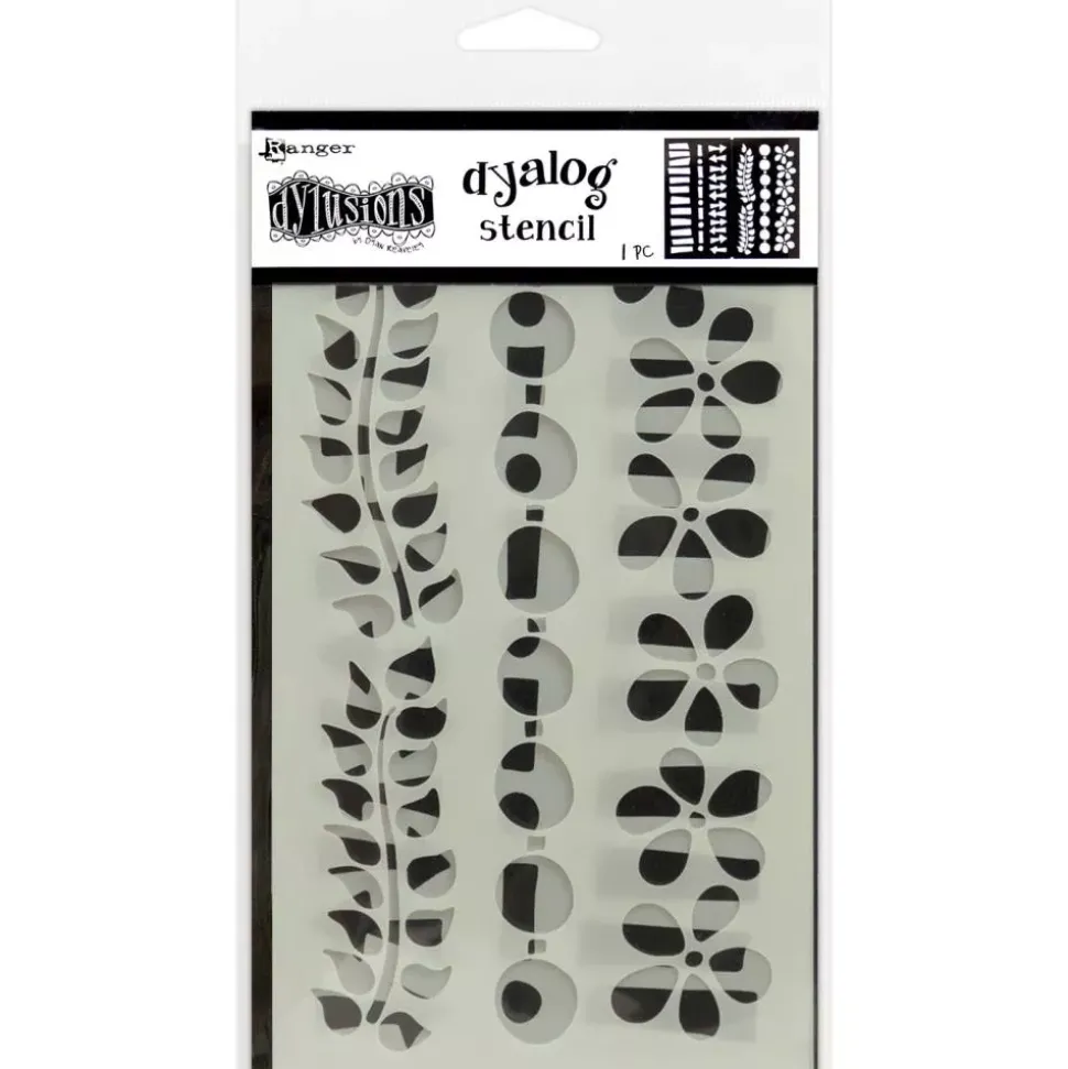 Set 3 Plantillas Border It Dylusions Ranger