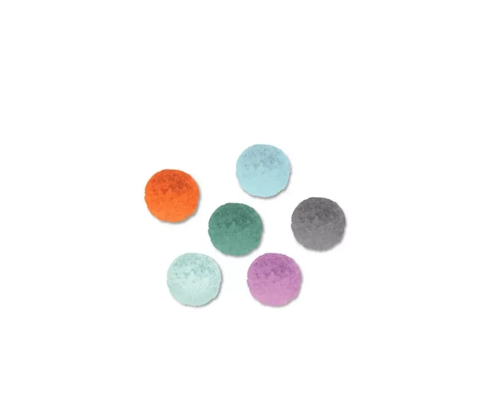 Set 12 Pompones De Colores Dinos & Co Artemio 2,5cm