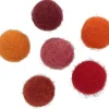 Set 30 Pompones De Lana Afieltrada Rojos Artemio 1,5cm