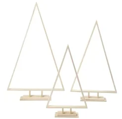 Set 3 Árboles de Navidad de Madera Creativ Company
