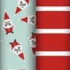 Set 2 rollos Papel de Regalo Tiny Rolls Navidad Azul y Rojo Clairefontaine