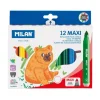 Set 12 rotuladores colores brillantes Maxi Milan
