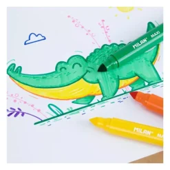 Set 12 rotuladores colores brillantes Maxi Milan