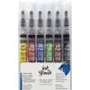 Set 6 Rotuladores Ink Brush Actuales Sennelier