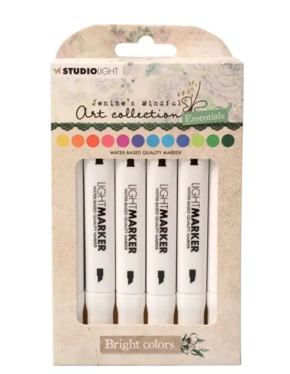 Set 12 Rotuladores Light Marker Bright Colors Jenine's Mindfull Art Studio Lights