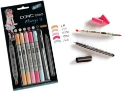 Set 5+1 rotuladores Manga #07 Copic Ciao