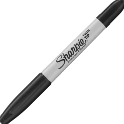 Set 2 Rotuladores Permanentes Doble Punta Fina y Ultra fina Sharpie