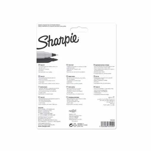 Set 8 Rotuladores Permanentes Doble Punta Sharpie