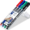 Set 4 rotuladores permanentes Lumocolor M Staedtler