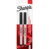 Set 2 Rotuladores Permanentes Punta Ultra Fina Negro Sharpie
