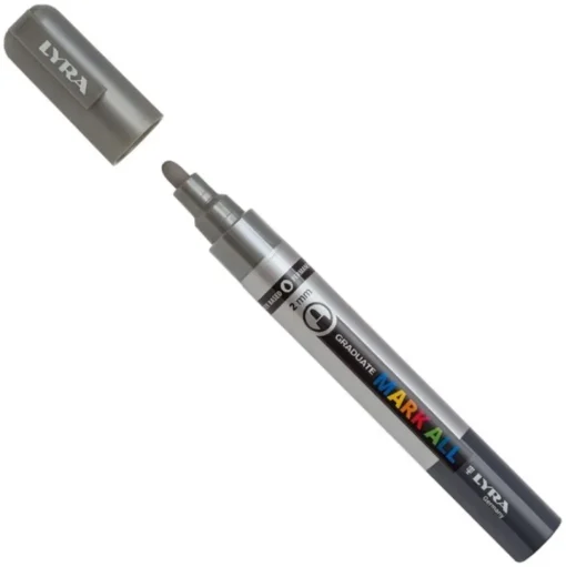 Set 8 rotuladores permanentes Mark All Lyra 2mm