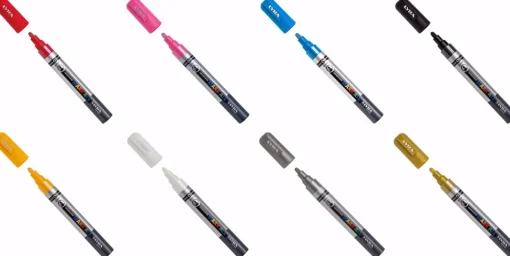Set 8 rotuladores permanentes Mark All Lyra 2mm