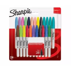 Set 24 Rotuladores Permanentes Punta Fina Sharpie