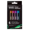 Set 6 rotuladores punta fina Vibrantes Liquitex