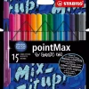 Set 15 Rotuladores STABILO Point Max by Snooze One