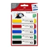 Set 5 Rotuladores Textiles Colores Primarios Textile Marker Faber-Castell