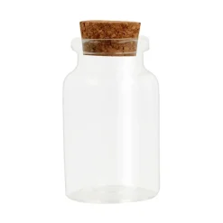 Set 6 tarros de cristal Artemio 5cm