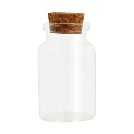 Set 6 tarros de cristal Artemio 5cm